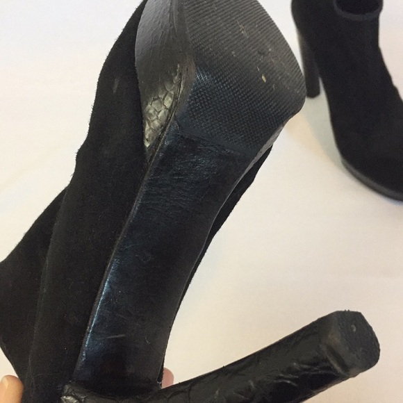Stuart Weitzman Anklesock Platform Booties - Picture 6 of 8